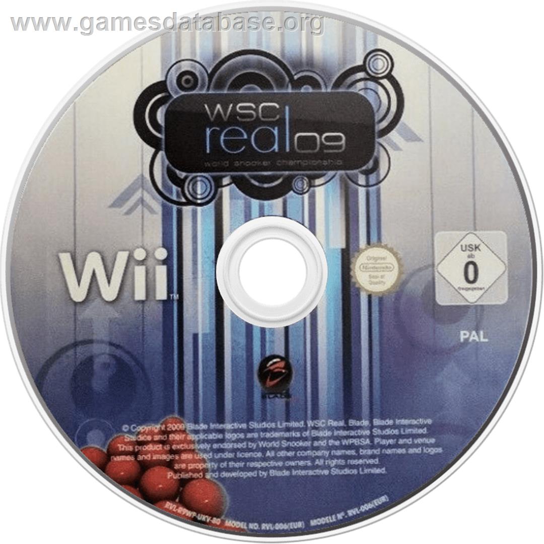 Wsc Real 09 - World Snooker Championship - Nintendo Wii - Artwork - Cartridge