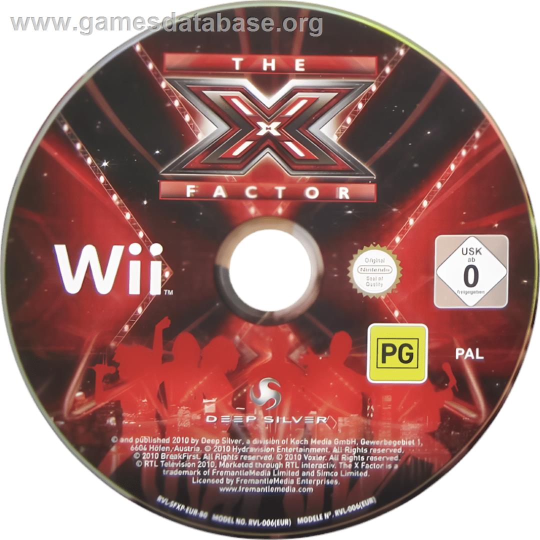 X Factor - Nintendo Wii - Artwork - Cartridge