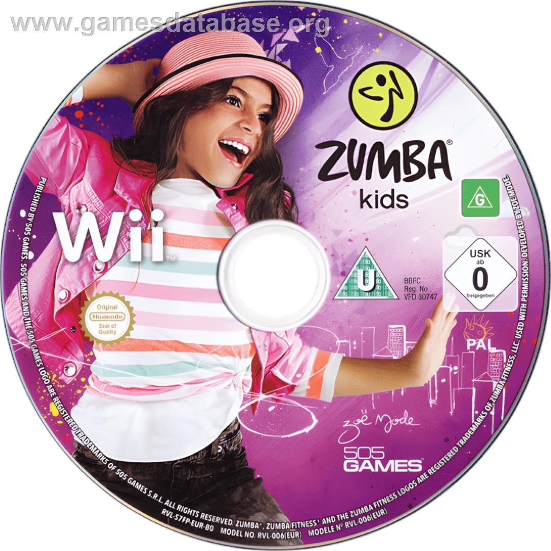 Zumba Kids - Nintendo Wii - Artwork - Cartridge