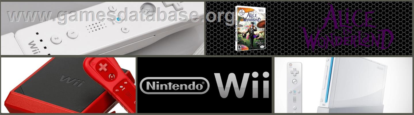 Alice in Wonderland - Nintendo Wii - Artwork - Marquee