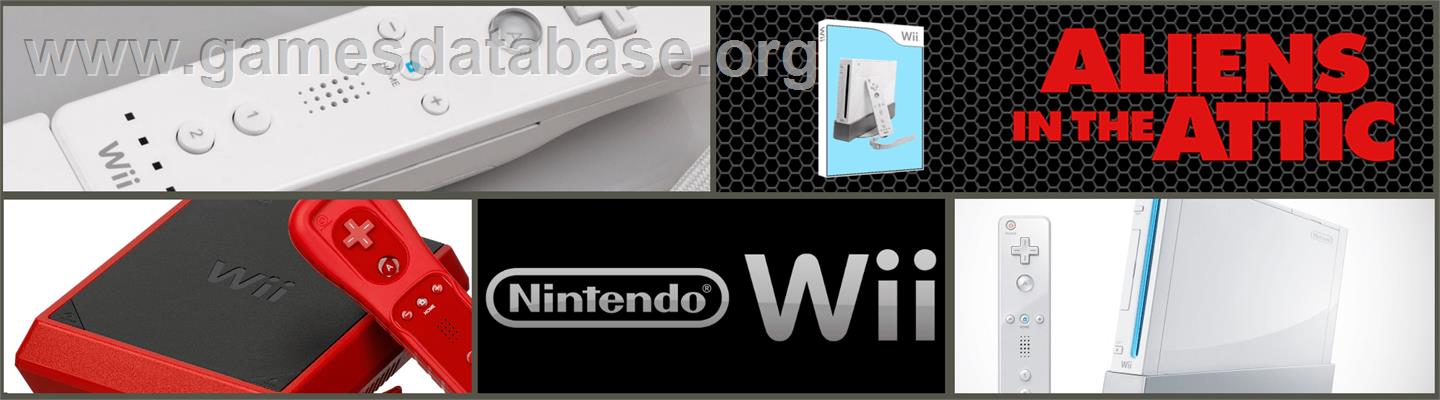 Aliens in the Attic - Nintendo Wii - Artwork - Marquee
