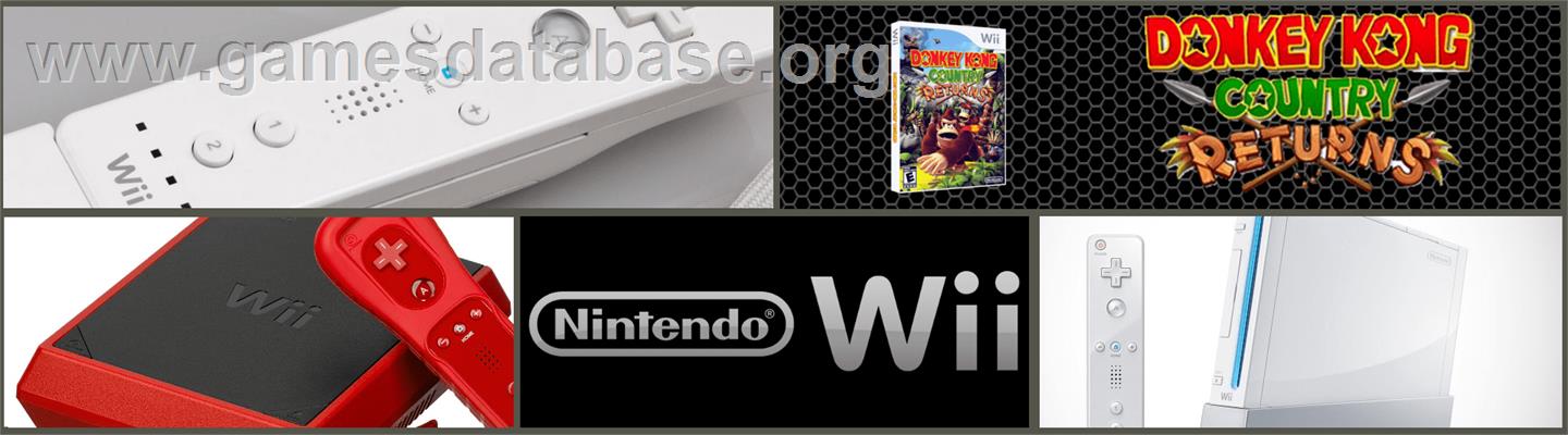 Donkey Kong Country Returns - Nintendo Wii - Artwork - Marquee