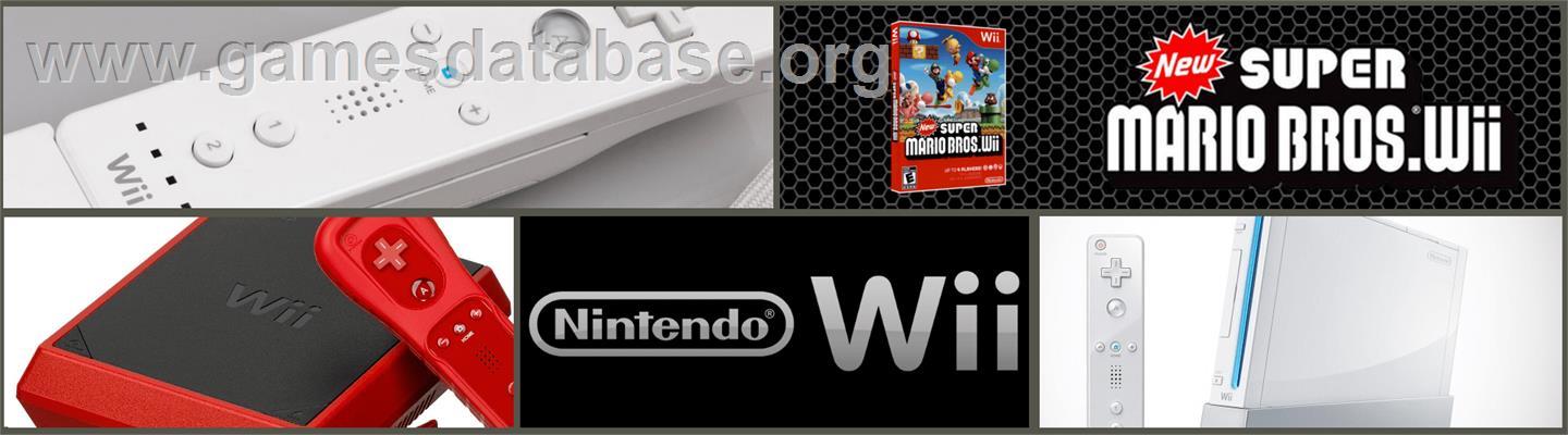 New Super Mario Bros. - Nintendo Wii - Artwork - Marquee