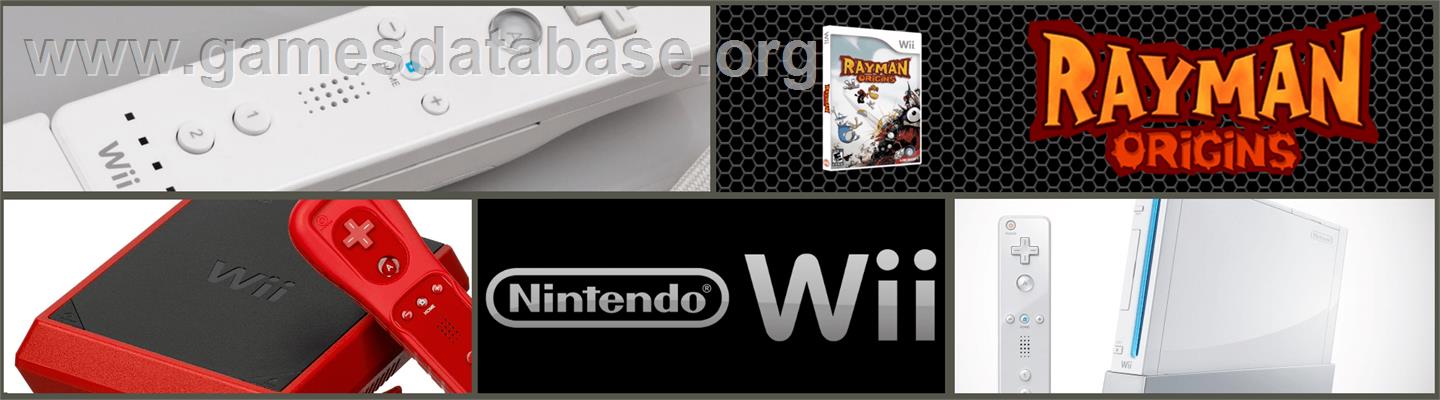 Rayman Origins - Nintendo Wii - Artwork - Marquee