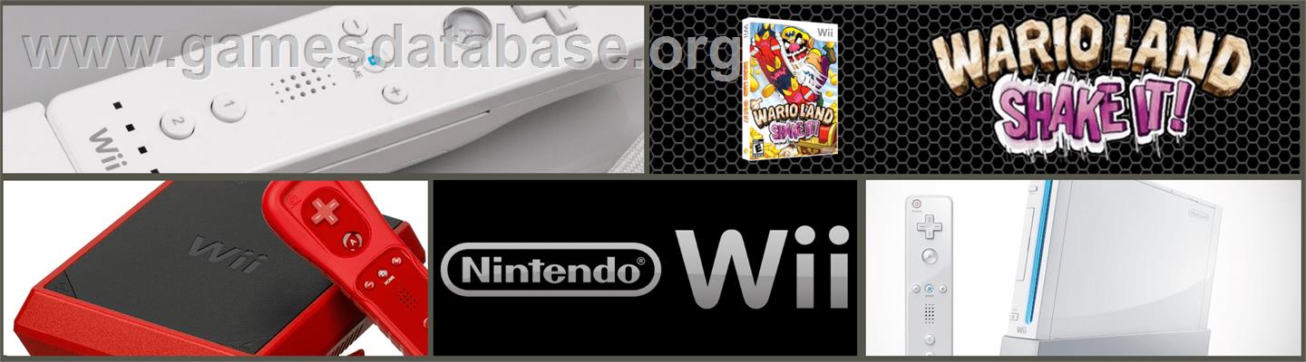 Wario Land  - Shake It - Nintendo Wii - Artwork - Marquee