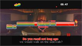 In game image of 40 Principales, Los - Karaoke Party Vol. 2 on the Nintendo Wii.