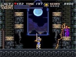 In game image of Actraiser (SNES) on the Nintendo Wii.