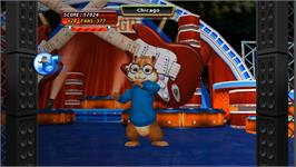 In game image of Alvin And The Chipmunks - The Squeakquel on the Nintendo Wii.