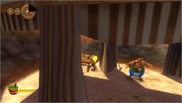 In game image of Astérix Aux Jeux Olympiques on the Nintendo Wii.