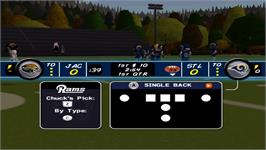 In game image of Backyard Football '10 on the Nintendo Wii.