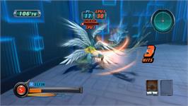 In game image of Bakugan Battle Brawlers - Les Protecteurs De La Terre on the Nintendo Wii.