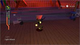 In game image of Ben 10 - Alien Force on the Nintendo Wii.