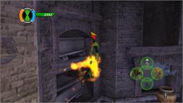 In game image of Ben 10 Ultimate Alien - Cosmic Destruction on the Nintendo Wii.