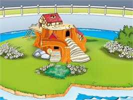 In game image of Benjamin Blümchen - Törööö Im Zoo on the Nintendo Wii.