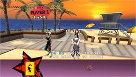 In game image of Big Time Rush - Dance Party on the Nintendo Wii.