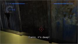 In game image of Biohazard - The Darkside Chronicles on the Nintendo Wii.