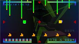 In game image of Bit.trip Core on the Nintendo Wii.