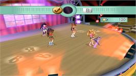 In game image of Bratz - Girlz Really Rock on the Nintendo Wii.
