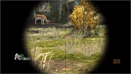 In game image of Cabela's Big Game Hunter 2010 on the Nintendo Wii.
