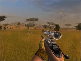 In game image of Cabela's Dangerous Hunts 2009 on the Nintendo Wii.