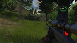 In game image of Cabela's Outdoor Adventures on the Nintendo Wii.