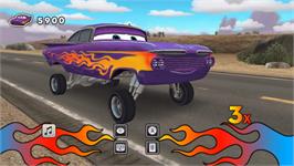 In game image of Cars - La Coupe Internationale De Martin on the Nintendo Wii.
