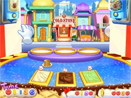 In game image of Cold Stone Creamery - Scoop It Up on the Nintendo Wii.