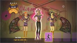 In game image of Country Dance 2 on the Nintendo Wii.