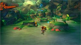 In game image of Crash Of The Titans on the Nintendo Wii.