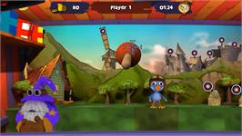 In game image of Crazy Chicken - Carnival on the Nintendo Wii.