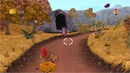 In game image of Crazy Chicken Tales on the Nintendo Wii.