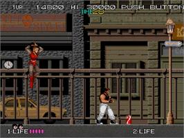 In game image of Data East Arcade Classics on the Nintendo Wii.