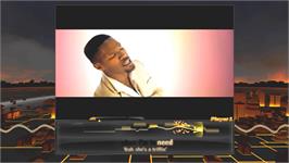 In game image of Def Jam Rapstar on the Nintendo Wii.