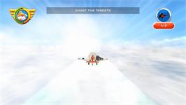 In game image of Disney Planes on the Nintendo Wii.