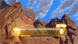 In game image of Disney Sing It - Les Plus Belles Chansons Des Films Disney on the Nintendo Wii.