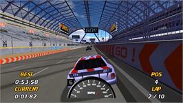 In game image of Drag And Stock Racer on the Nintendo Wii.