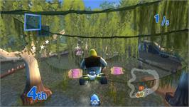 In game image of Dreamworks Super Star Kartz on the Nintendo Wii.
