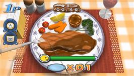 In game image of Fast Food Panic on the Nintendo Wii.
