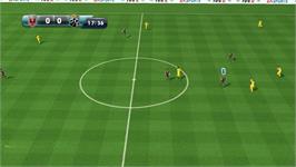 In game image of Fifa 12 on the Nintendo Wii.