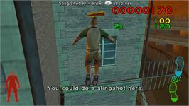 In game image of Free Running on the Nintendo Wii.