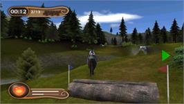 In game image of Gallop and Ride! on the Nintendo Wii.