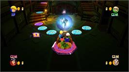 In game image of Ghost Mansion Party on the Nintendo Wii.