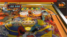 In game image of Gottlieb Pinball Classics on the Nintendo Wii.