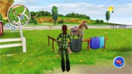 In game image of Grand Galop on the Nintendo Wii.