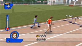 In game image of Grease - Le Jeu Vidéo Officiel on the Nintendo Wii.
