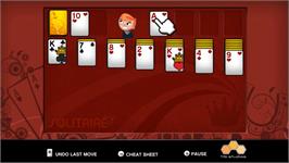 In game image of HB Arcade Cards on the Nintendo Wii.