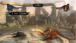 In game image of How To Train Your Dragon on the Nintendo Wii.