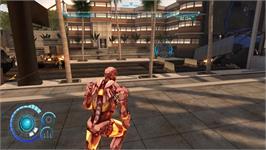 In game image of Iron Man 2 on the Nintendo Wii.
