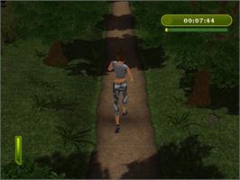 In game image of Jillian Michaels Fitness Ultimatum on the Nintendo Wii.