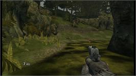In game image of Jurassic - The Hunted on the Nintendo Wii.